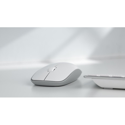 Клавиатура + мышь Rapoo 9300M белый USB беспроводная Multimedia