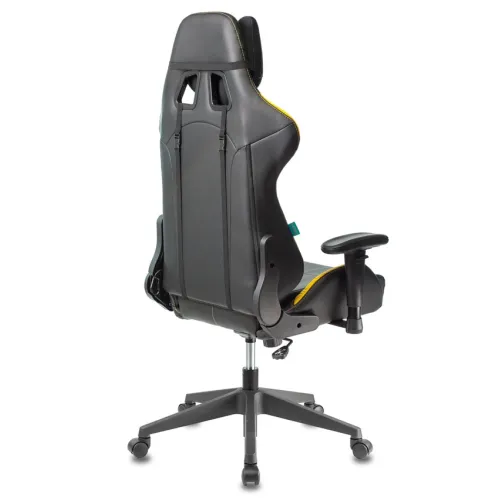 Кресло игровое Zombie VIKING 5 AERO черный/желтый эко.кожа 
