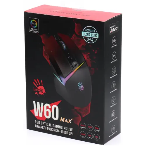 Мышь A4 Bloody W60 Max красный