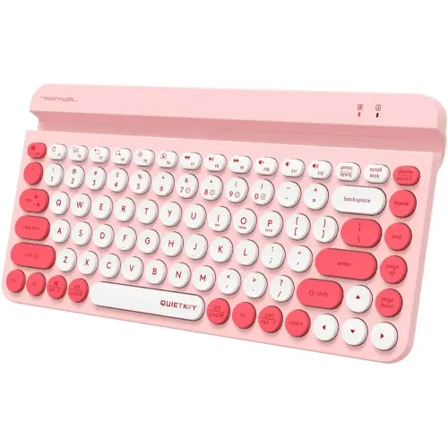 Клавиатура A4 Fstyler FBK30 розовый (*7)
