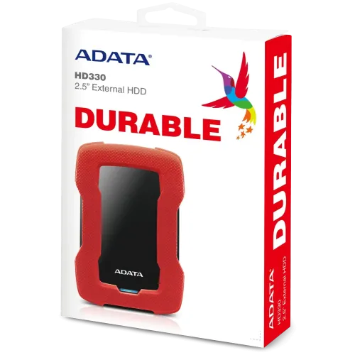HDD USB 1Tb A-Data USB3.1 Цвет красный AHD330-1TU31-CRD