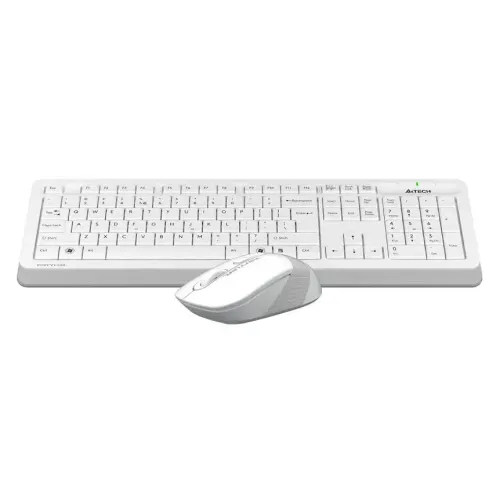 Клавиатура + Мышь A4 Fstyler FG1010 клав:белый/серый мышь:белый/серый USB Multimedia