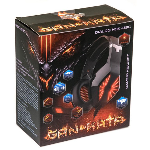 Гарнитура DIALOG HGK-28C GAN-KATA красный