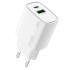 СЗУ Vixion VH-14i 3.0A QC3.0 + USB-C PD 20W PRO + кабель Lightning 8-pin белое