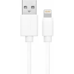 Кабель USB 2.0 A вилка - Lightning 8-pin 1 м Pero DC-03 белый
