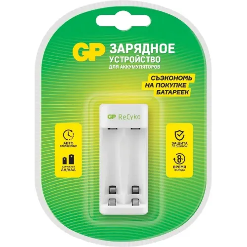 ЗУ д/аккум GP E211CS-2CR1 2 слота