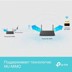 Контроллер Wi-Fi TP-Link Archer T3U Nano