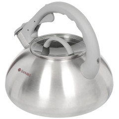 Чайник со свистком Daniks DSC-8801, нерж., 3 л.(296811)