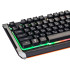 Клавиатура Oklick 710G черный/серый USB Multimedia LED