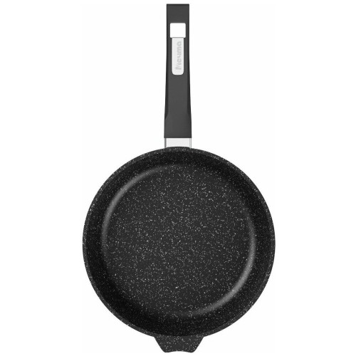 Сковорода Мечта Гранит black, 30см (с30802) с крышкой