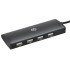 Коммутатор USB 2.0 DIGMA HUB-4U2.0-UC-B 4порт. черный