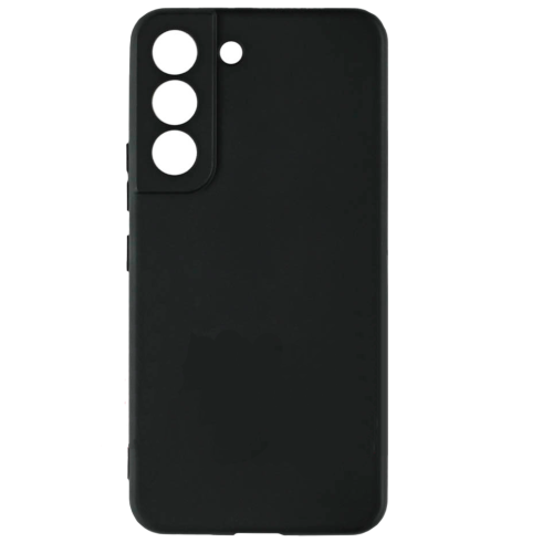 Бампер Samsung Galaxy S22 ZIBELINO Soft Matte черный с микрофиброй