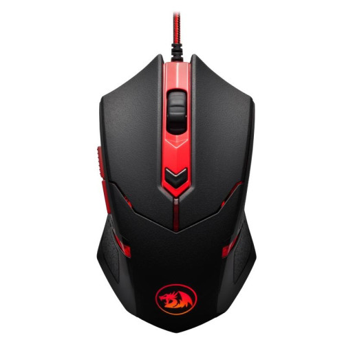 Мышь RedDragon M601BA черный/красный игровая + коврик для мыши 