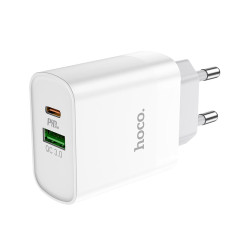 СЗУ HOCO 2USB C80A series 3.1A Type-C White