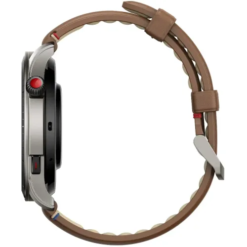 Смарт-часы AMAZFIT GTR 4 коричневая кожа