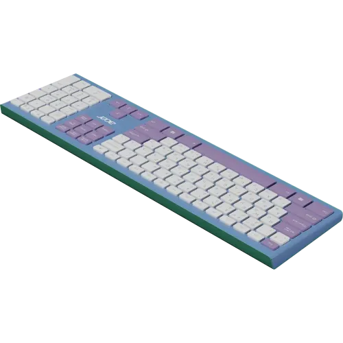Клавиатура + Мышь Acer OCC200 фиолетовый/зеленый
