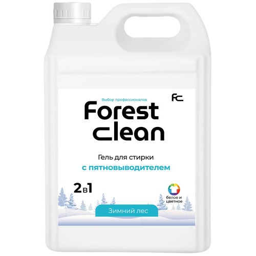 Гель для стирки FOREST CLEAN 2в1 Зимний лес 5л (*5)