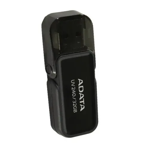 Карта USB2.0 32 GB A-DATA UV240 AUV240-32G-RBK черный