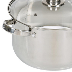 Кастрюля Daniks, DNN3, нерж., 6 л., (SD-A17-24)(355349)