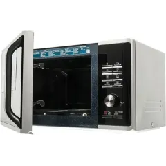 Микроволновая печь SAMSUNG MG-23K3515AS, гриль, 23 л., черная/серебро (Э/М)