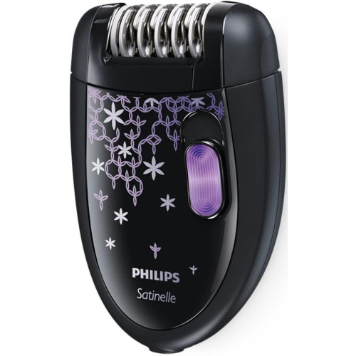 Эпилятор Philips Satinelle HP6422/01, черный/фиолетовый