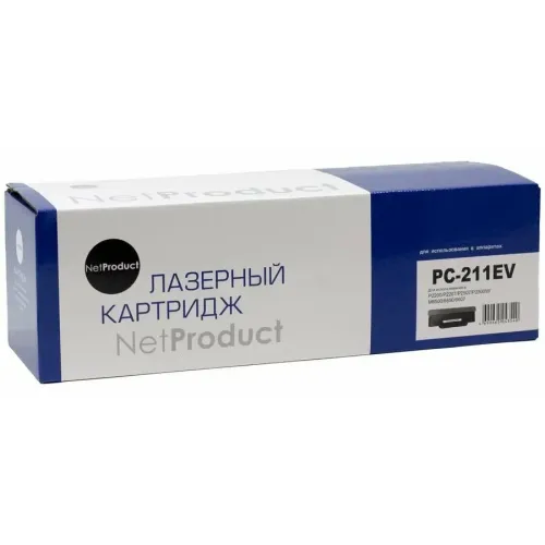 Картридж NetProduct (N-PC-211EV) для Pantum P2200/P2207/P2507/P2500W/M6500/6550/6607, 1,6К