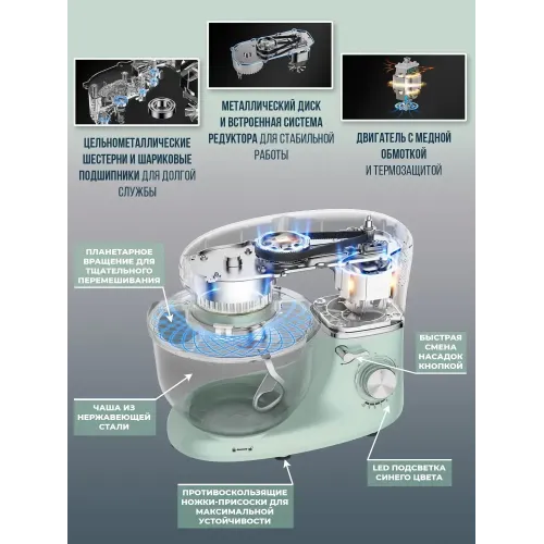 Миксер планетарный MOJO SM-550