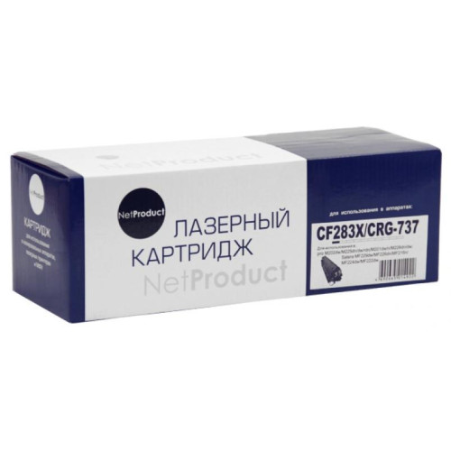 Картридж-тонер HP LJ Pro M225MFP/M201/Canon №737 (NetProduct)  CF283X 2,5K