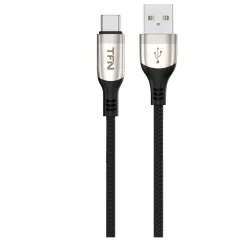 Кабель USB 2.0 A вилка - Type C 1.2 м TFN TFN-C-BLZ-AC1 M-NI никель