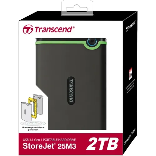 HDD USB 2Tb Transcend USB3.0 TS2TSJ25M3S StoreJet 25M3S (5400rpm) 2.5