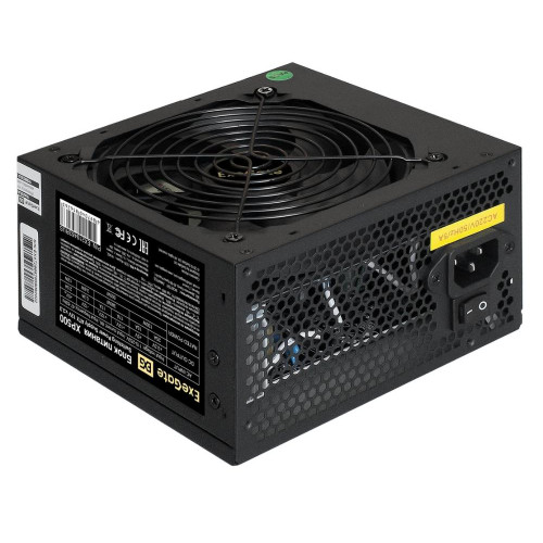 Блок питания EXEGATE SPECIAL XP500 12cm fan 24pin 4+4pin PCI-E 3xSATA 2xIDE (EX219463RUS)