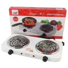 Настольная электроплита Великие реки Астра-Т2 белая (тен 2)