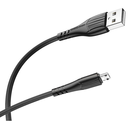 Кабель USB 2.0 A вилка - microUSB 1 м More choice K22m (Black)