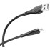 Кабель USB 2.0 A вилка - microUSB 1 м More choice K22m (Black)