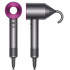 Фен Hair Dryer, проф., 5 магнт.насадок, розовый (фуксия) с креплением