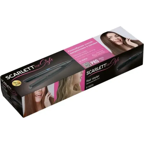 Щипцы-распрямители SCARLETT SC-HS60T26 черные
