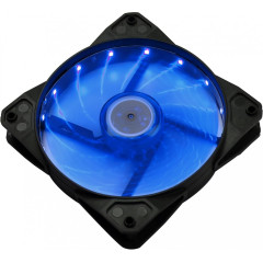 Кулер корпус 120x120x25 Digma DFAN-LED-BLUE 3-pin 4-pin (Molex)23dB 115gr LED Ret