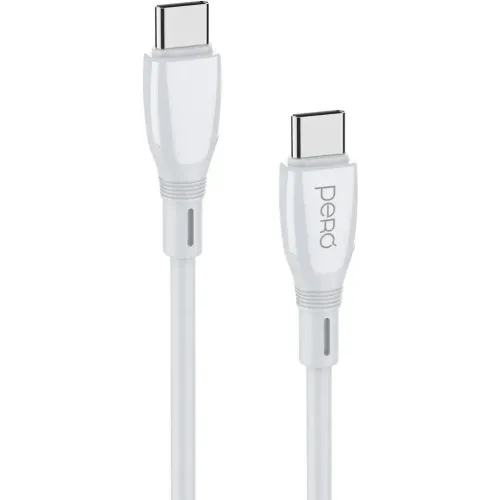 Кабель USB 3.0 Type-C to Lightning 8-pin 3 м Pero DC-11 усиленный белый (*2)
