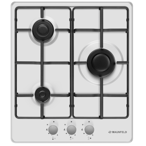 Стол газовый Maunfeld EGHE.43.3STS-EW белый