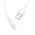 Кабель USB 2.0 A вилка - microUSB 2 м Borofone BX18 (White) R122958