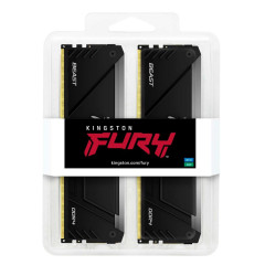 Память DDR4 32768Mb 2666MHz KF426C16BB12AK2/32 Fury Beast RGB RTL Gaming PC4-21300 CL16 DIMM
