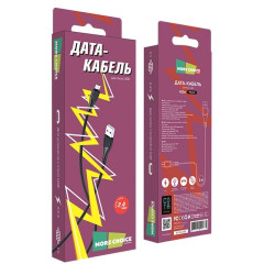 Кабель USB 2.0 A вилка - microUSB 1 м More choice K22m (Black)