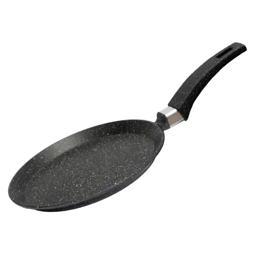 Сковорода блинная REALPRESS В24Сб, черная, 24 см