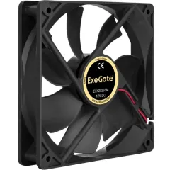 Кулер корпус 120x120x25  ExeGate EX12025SM черный 1200rpm Molex EX283394RUS