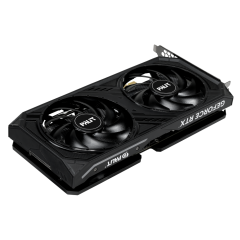 Видеокарта Palit PCI-E 4.0 RTX4060 DUAL OC NV RTX4060 8192Mb 128 GDDR6 1830/17000/HDMIx1/DPx3/HDCP R NE64060T19P1-1070D