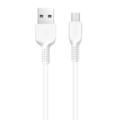 Кабель USB 2.0 A вилка - micro USB 2 м HOCO X20 Flash White