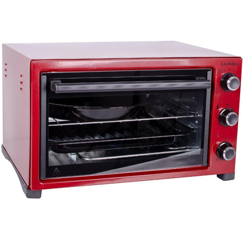 Электропечь Luxell MO-36CRD красный