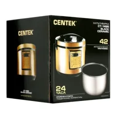 Мультиварка Centek CT-1495 Black Ceramic