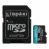 Карта micro-SD 256 GB Kingston Class10  SDCG3/256Gb Canvas Go+ adapter