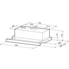 Воздухоочиститель Krona Kamilla 600 AIR 2B (2 мотора) черный